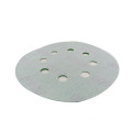 125mm Hook and loop green film backing sanding discs mixed abrasive grains sharp working